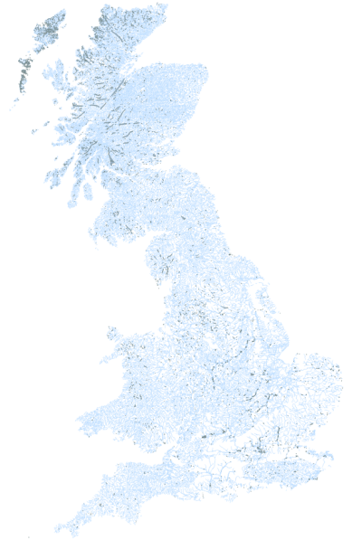 Britain rivers and lakes AL